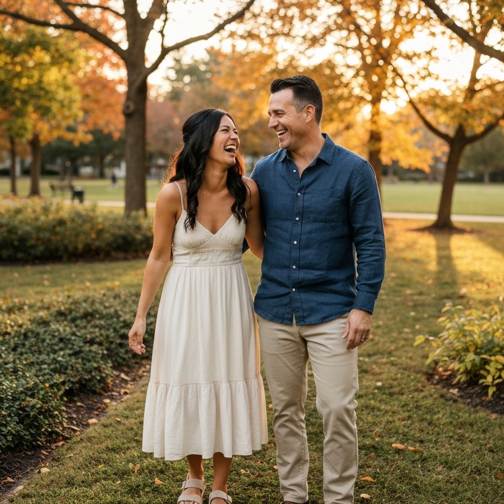 Happy couple enjoying healthy lifestyle